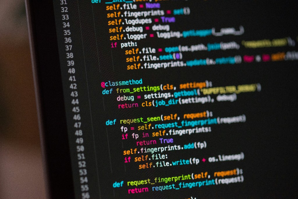 Software engineer working in a code editor — product team development